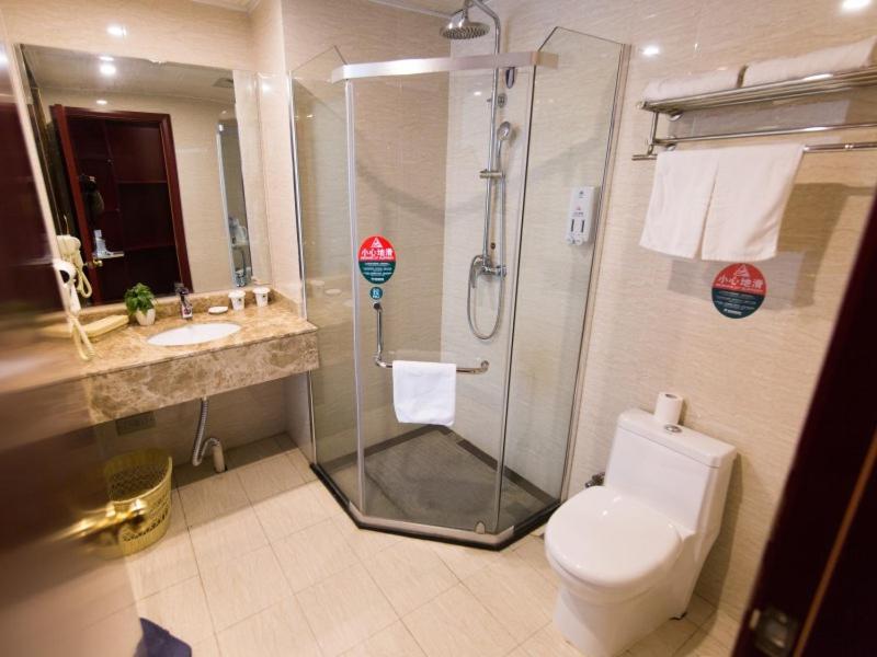 Greentree Inn Anhui Guangde Zhongyang Lecheng Business Hotel Exteriér fotografie