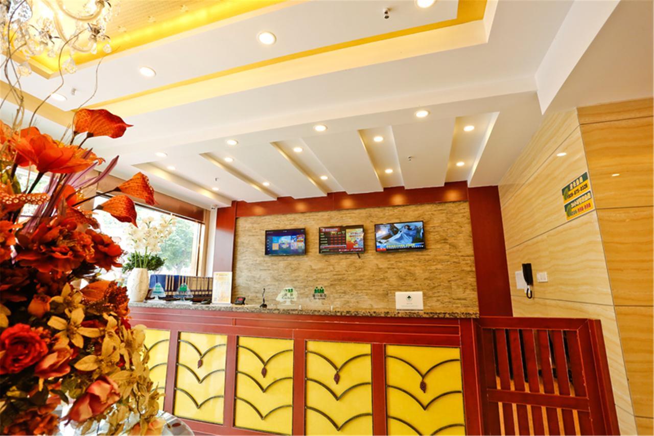 Greentree Inn Anhui Guangde Zhongyang Lecheng Business Hotel Exteriér fotografie
