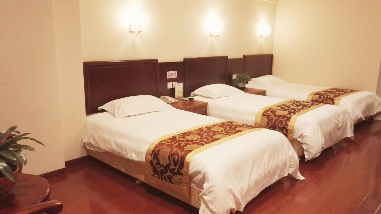 Greentree Inn Anhui Guangde Zhongyang Lecheng Business Hotel Exteriér fotografie